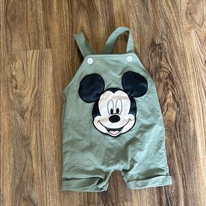 Disney Green Mickey Mouse Bodysuit